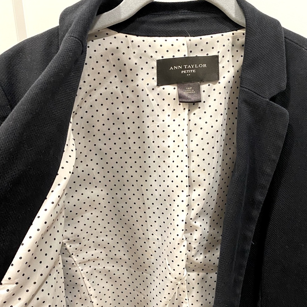 Ann Taylor navy blue blazer